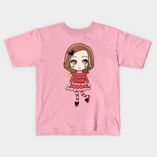 Hachi Chibi Kids T-Shirt by artxlife